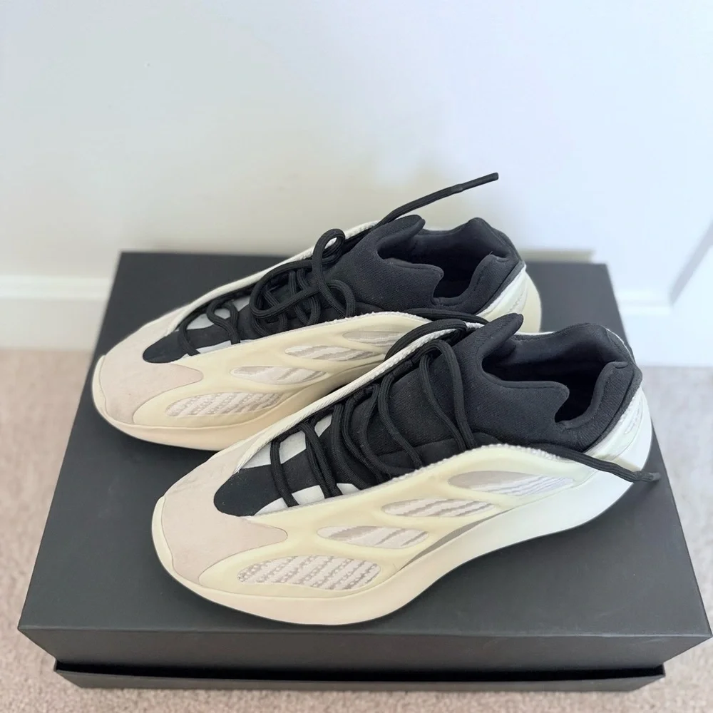 adidas Yeezy 700 Azael Black and White Sneakers